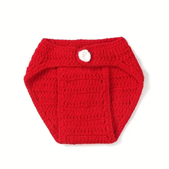 Adorable Hand-Knitted Mouse Costume Set for Kids - Perfect for Photo Shoots - Picture 5 of 5